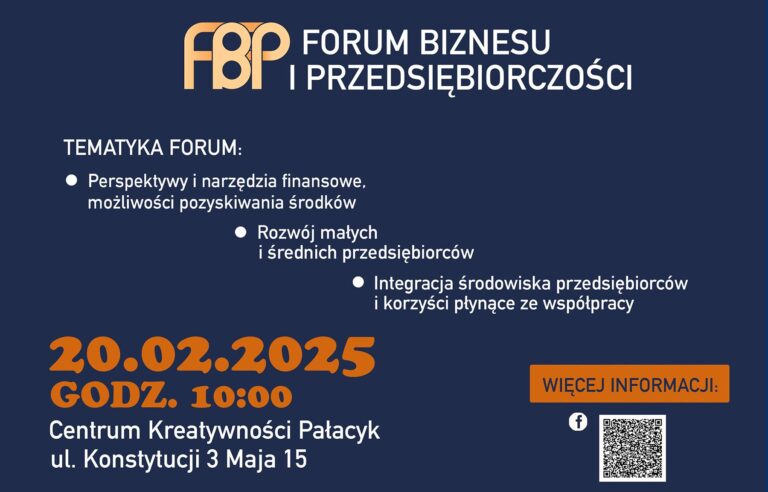 Starachowice otwierają się na biznes: Forum Przedsiębiorców już 20 lutego!