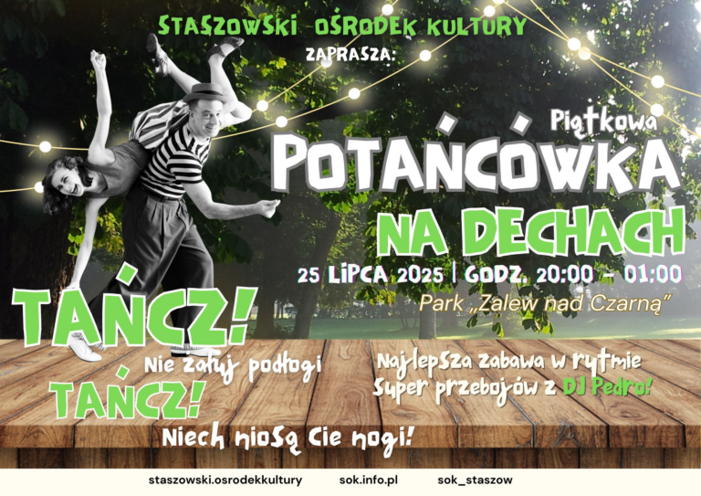 Letnia noc pełna tańca! Potańcówka na Dechach już 25 lipca w Staszowie